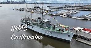 The historical WWII Museum Ship in Melbourne | 🔱 HMAS Castlemaine | Voyages in Victoria