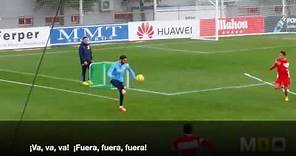 Simeone Atletico Madrid ejercicio especifico para la defensa