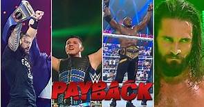 WWE Payback 2020 Results,Full Show & Surprises!Payback 2020 highlights Roman Wins Universal Title!