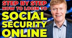 How To Login to Social Security Online! Step By Step SSA login Walkthrough! 🖥️