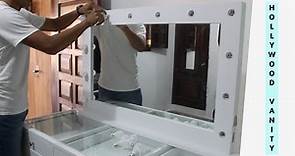 DIY Hollywood Vanity Mirror With Lights Part 1/2