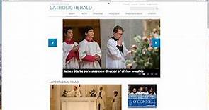How to search the Arlington Catholic Herald newspaper archives