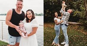 IN PHOTOS: Pat McAfee and wife Samantha celebrate first Thanksgiving with daughter Kenzie
