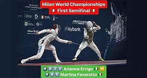 World Championships 2023 SWF - L4 - Arianna Errigo ITA v Martina Favaretto ITA