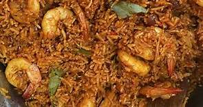 Shrimp Basmati Jollof Rice| How to Make Basmati Jollof Rice