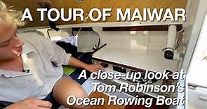 A tour of Maiwar – A close-up look at Tom Robinson’s Ocean Rowing Boat