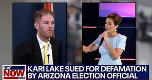 Kari Lake sued for defamation by top Arizona election official | LiveNOW from FOX