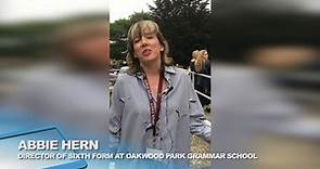 Director of Sixth Form at Oakwood Park Grammar School is pleased with her school's results