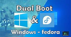 Descargar e instalar fedora 34 en dual boot con windows 10 - procesador ryzen 5