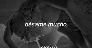 Bésame Mucho | Zoé | Letra