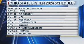 2024 football schedule dates set for Ohio State