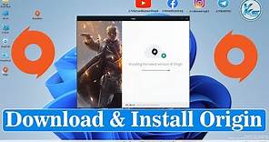 ✅ How To Download And Install Origin On Windows 11/10/8/7 | Windows 11 Me Origin Kaise Install Kare