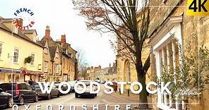 WOODSTOCK England Walking Tour 4K 🇬🇧 Oxfordshire Countryside City Centre ➜ Blenheim Palace