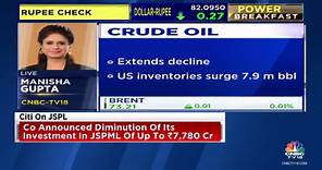Crude Oil Extends Decline Amid Surge In US Stock Stockpiles & Fed's Pause On Rates; Metals Gain