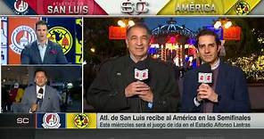LIGUILLA LIGA MX América llegó a San Luis Potosí para el duelo de ida de semifinales | SportsCenter