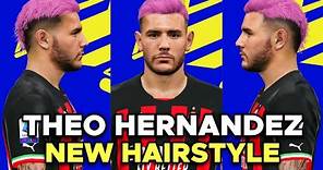 PES 2017 THEO HERNANDEZ FACE & HAIRSTYLE UPDATE JULY 2022 | DOWNLOAD
