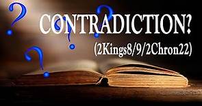 When Did Ahaziah Begin to Reign? | KJV Bible Contradictions Answered