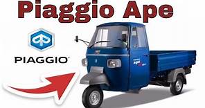 Piaggio APE, 2018, todo lo que debes saber de esta MOTOCICLETA, INTERIOR Y EXTERIOR.