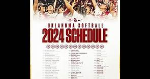 OU Softball: Full schedule is released