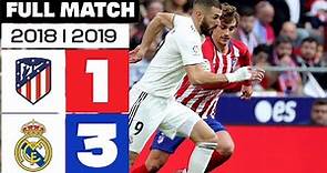 Atlético de Madrid vs Real Madrid (1-3) 2018/2019 PARTIDO COMPLETO