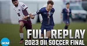 Franklin Pierce vs. CSU Pueblo: 2023 NCAA DII men's soccer championship | FULL REPLAY