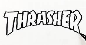 How to Draw the Thrasher Logo
