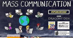 What is MASS COMMUNICATION ? | Mass Communication Definition