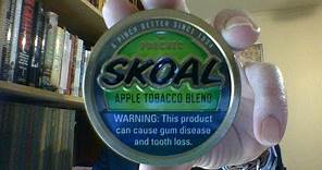 The Skoal Apple Tobacco Blend Pouches Review