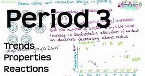 Period 3 | Trends, Properties and Reactions | Revision for Chemistry A-Level and IB