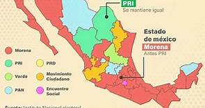 ¿En cuántos estados gobierna Morena en México en 2023?