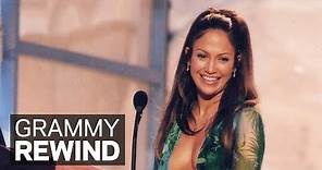 Jennifer Lopez (& The Green Versace Dress) Presents Best R&B Album At 2000 GRAMMYs | GRAMMY Rewind