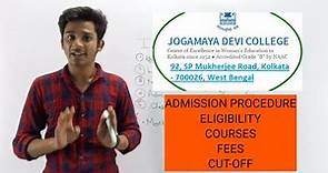 Jogamaya Devi College|Courses|Eligibility|Fees Structure|Admission Procedure