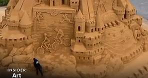 How Life-Size Sand Castles Are Made | Insider Art