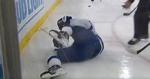 Lightning’s Mikhail Sergachev stretchered off the ice with knee injury after awkward fall