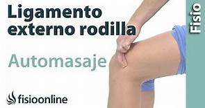 Esguince del ligamento lateral externo de la rodilla - Masaje para su tratamiento