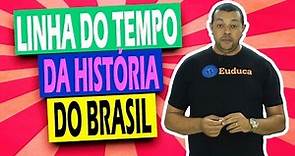 Linha do tempo da história do Brasil - História | Euduca