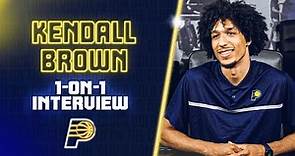 Kendall Brown One-On-One Interview | Indiana Pacers