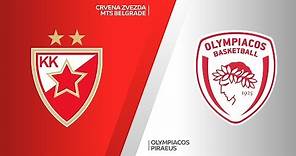 Crvena Zvezda mts Belgrade - Olympiacos Piraeus Highlights | EuroLeague, RS Round 15