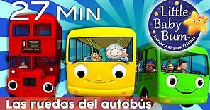 Las ruedas del autobús - Todas las versiones | Canciones infantiles | LittleBabyBum