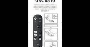 One For All Universal Remote Instructions - URC 6810 Manual
