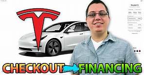 Ordering My Tesla Model 3! Complete Checkout ➔ Financing Process