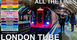 🇬🇧 London Underground - All The Lines (4K) (2020)