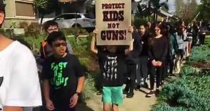 Student Walkout at South Pasadena Middle School