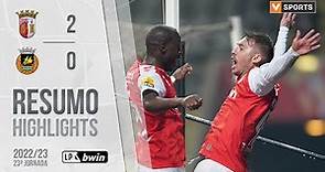 Highlights | Resumo: SC Braga 2-0 Rio Ave (Liga 22/23 #23)