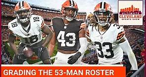 Grading the Cleveland Browns initial 53 man roster + potential waiver wire signings before Week 1