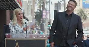 Watch Gwen Stefani's Sweet Tribute to Husband Blake Shelton During His Walk of Fame Ceremony