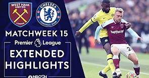 West Ham United v. Chelsea | PREMIER LEAGUE HIGHLIGHTS | 12/4/2021 | NBC Sports
