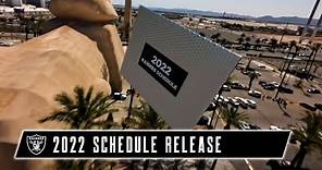 Raiders' 2022 Schedule Reveal | Las Vegas Raiders | Schedule Release | NFL