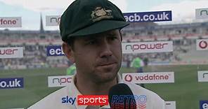 Ricky Ponting after the 2005 Ashes Test at Edgbaston