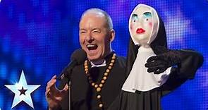 Martin Healy dances with a nun - Week 1 Auditions | Britain's Got Talent 2013